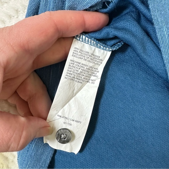 PGA Tour Performance Golf Short Sleeve Collared Polo Mens 2XL Blue Lightweight - Picture 6 of 9